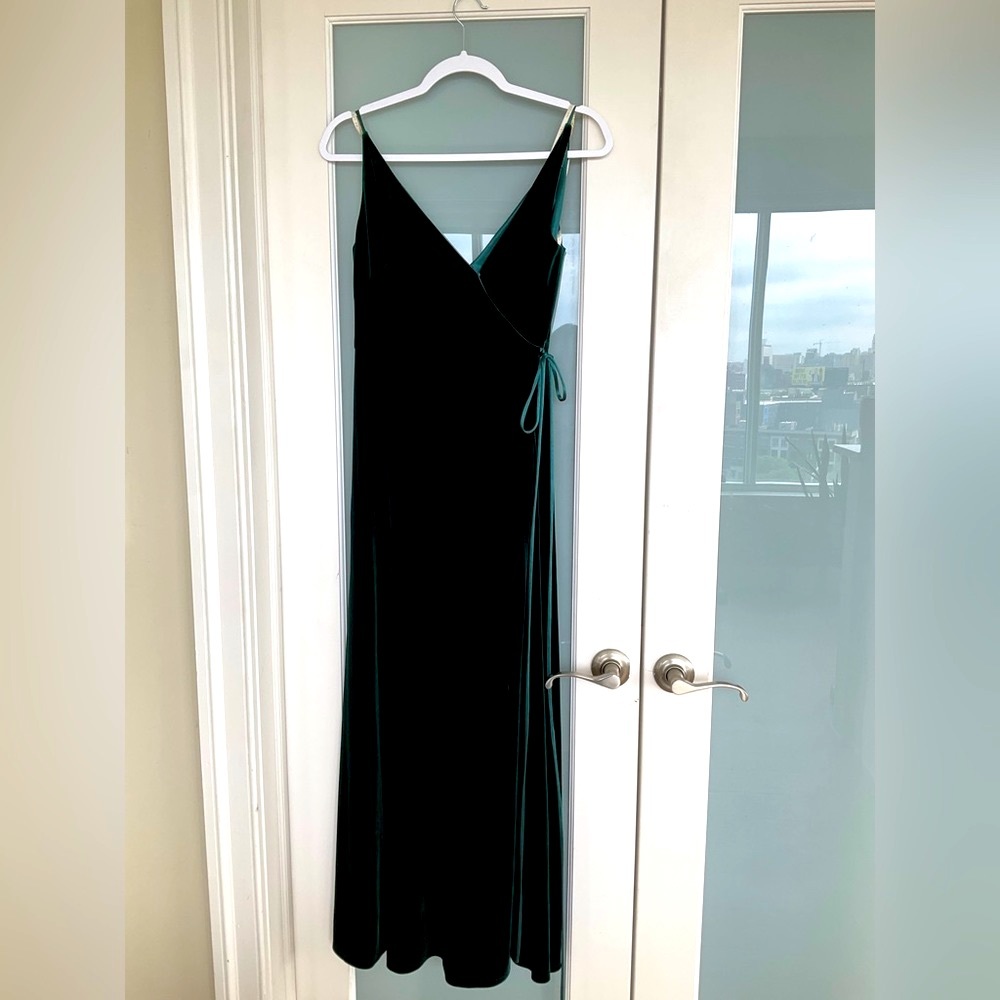Jenny Yoo velvet long dress